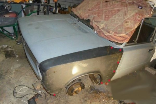 Улучшаем внешний вид ВАЗ 2101 – кузовной ремонт